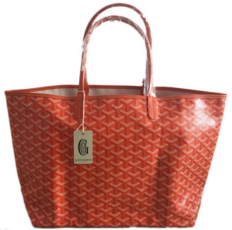 goyard tote orange|Goyard st louis tote orange.